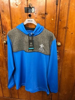 hoodie blue and grey